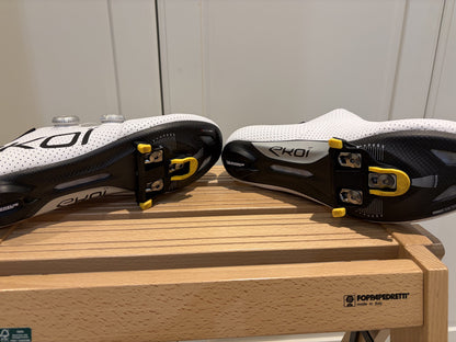 Scarpe ciclismo EKOI Racing C12 FULL CARBON PRO tg. 45 usate