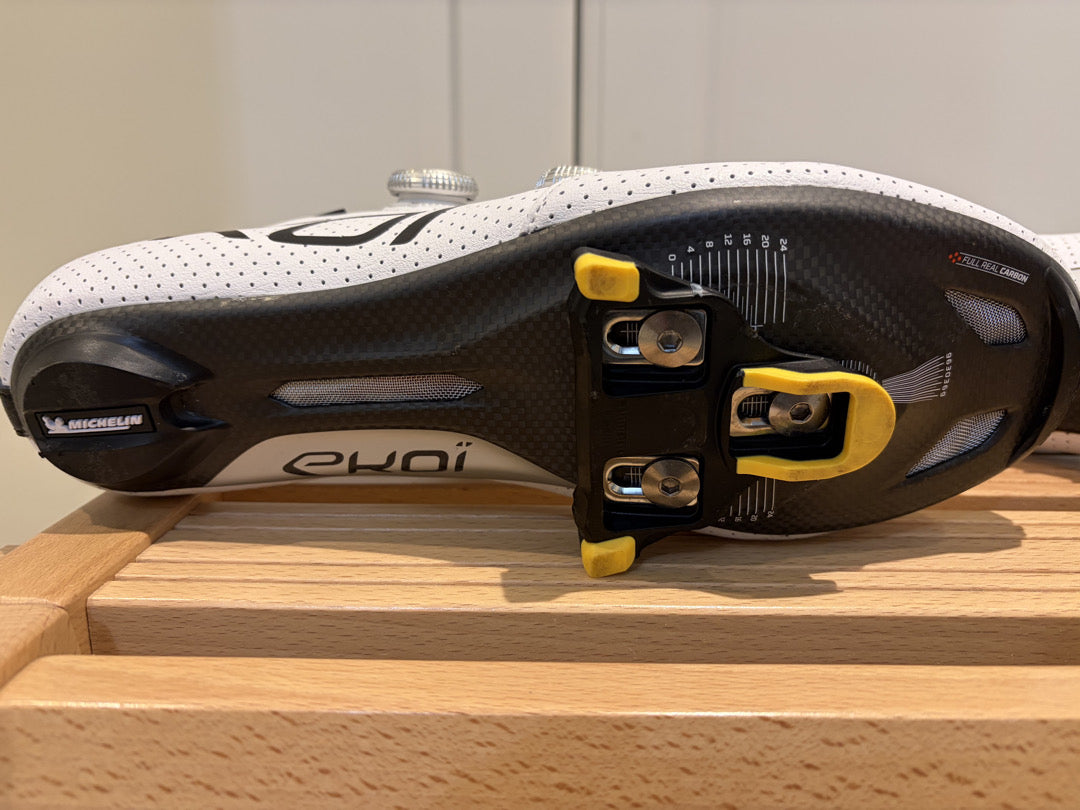 Scarpe ciclismo EKOI Racing C12 FULL CARBON PRO tg. 45 usate