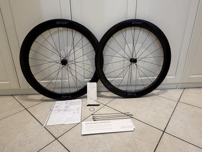 Cerchi bici strada HUNT 54_58 Aerodynamicist Carbon Disc - SRAM XDR usati