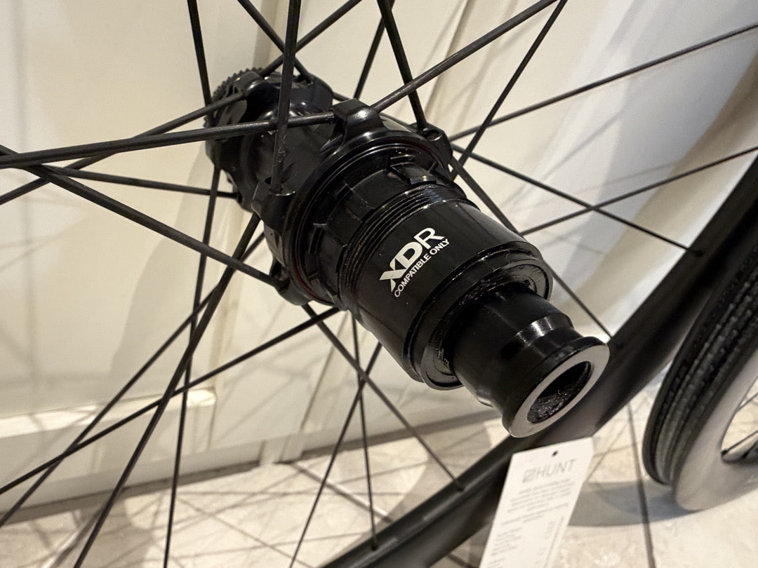 Cerchi bici strada HUNT 54_58 Aerodynamicist Carbon Disc - SRAM XDR usati