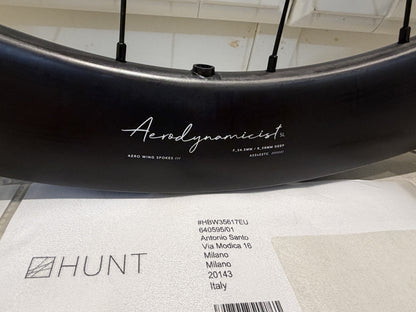 Cerchi bici strada HUNT 54_58 Aerodynamicist Carbon Disc - SRAM XDR usati