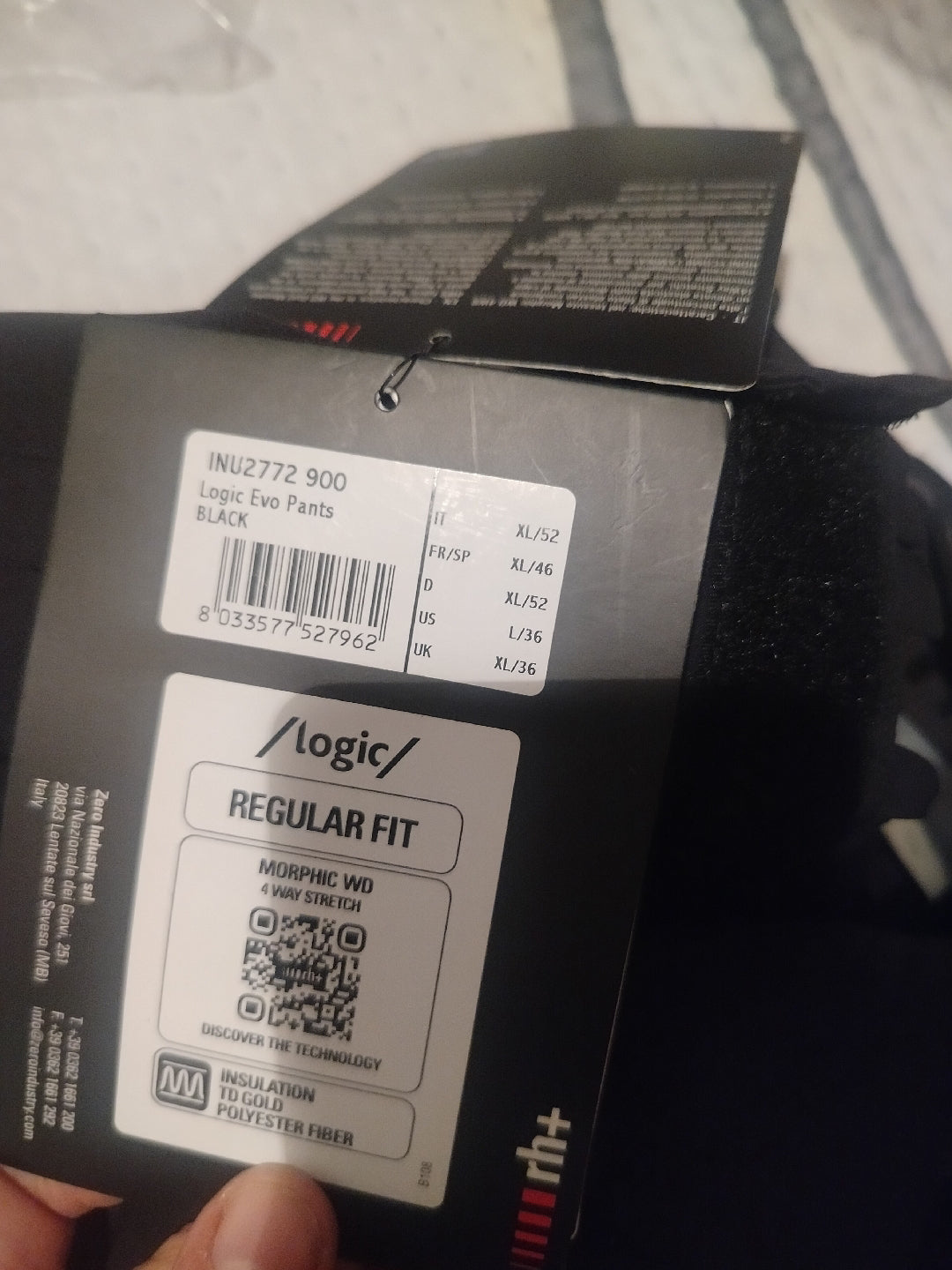 Pantalone sci Evo pants Zerorh+ tg. XL (52)