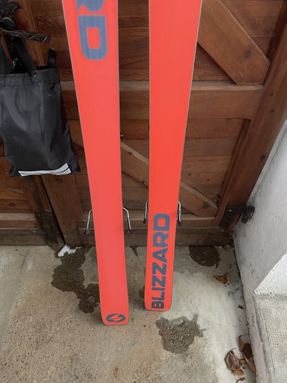 sci scialpinismo Blizzard Hustle 9 172cm r16 + pelli Montana usati