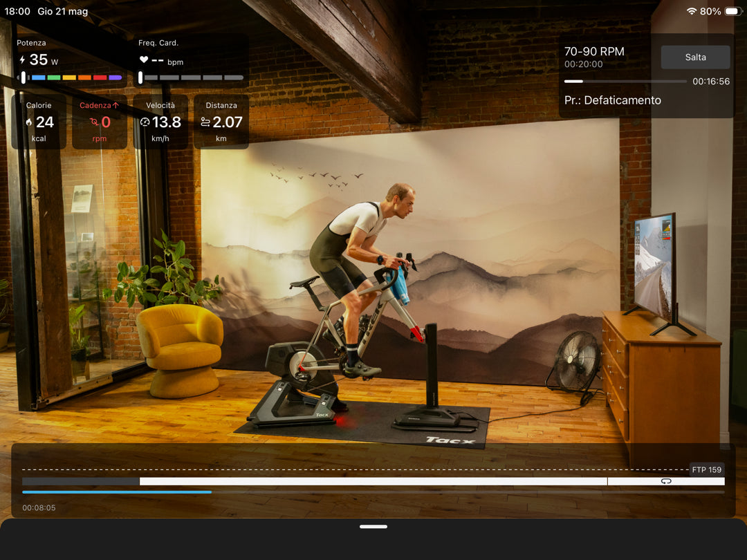 Rulli home training bici Tacx flux 2 usati