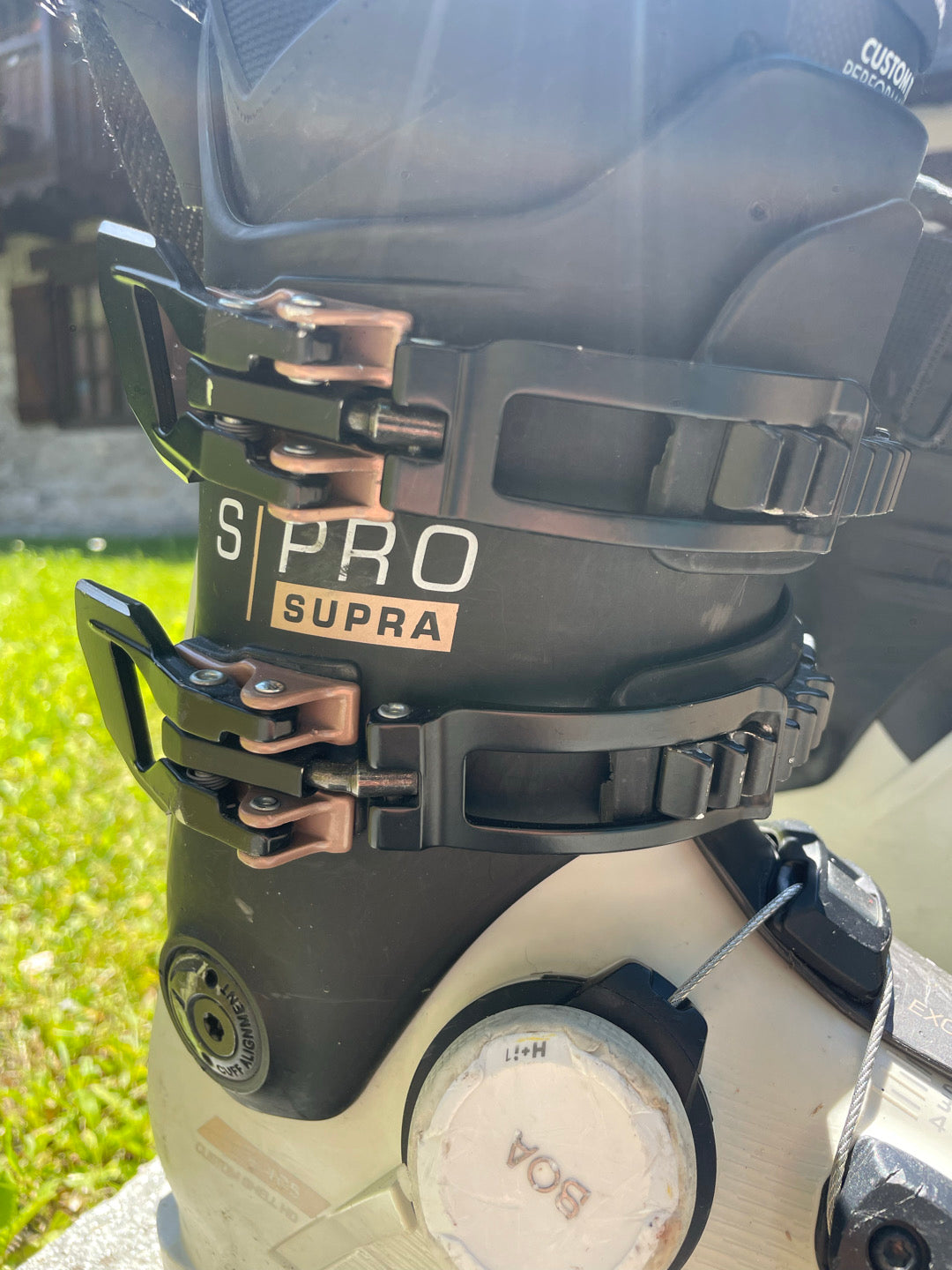 Scarponi sci Salomon s/pro Supra boa tg. 24-24.5 usati