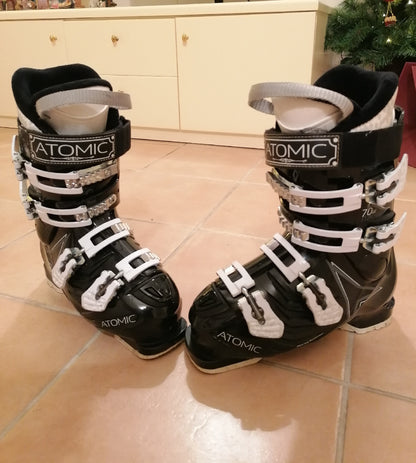 scarponi sci Atomic donna 70W Naws tg. 23.5-24 usati