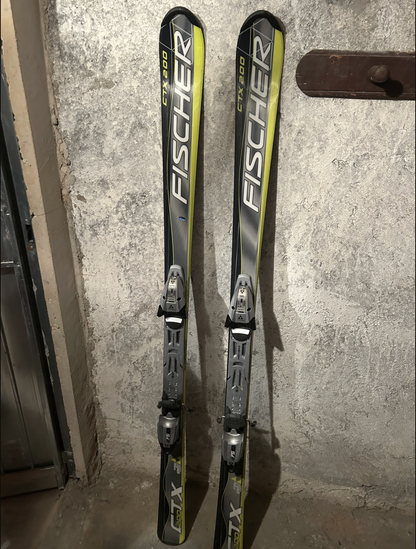 KIT sci 160cm Fischer CTX 200 usato + scarponi sci donna Head Advant Edge tg 26.5 usati