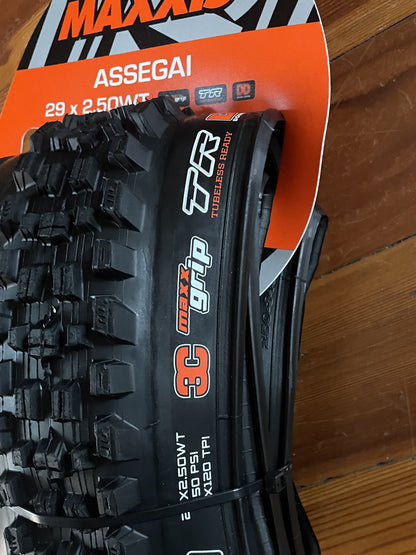 Maxxis Assegai 29 x 2.50WT MTB Tyre – 3C MaxxGrip
