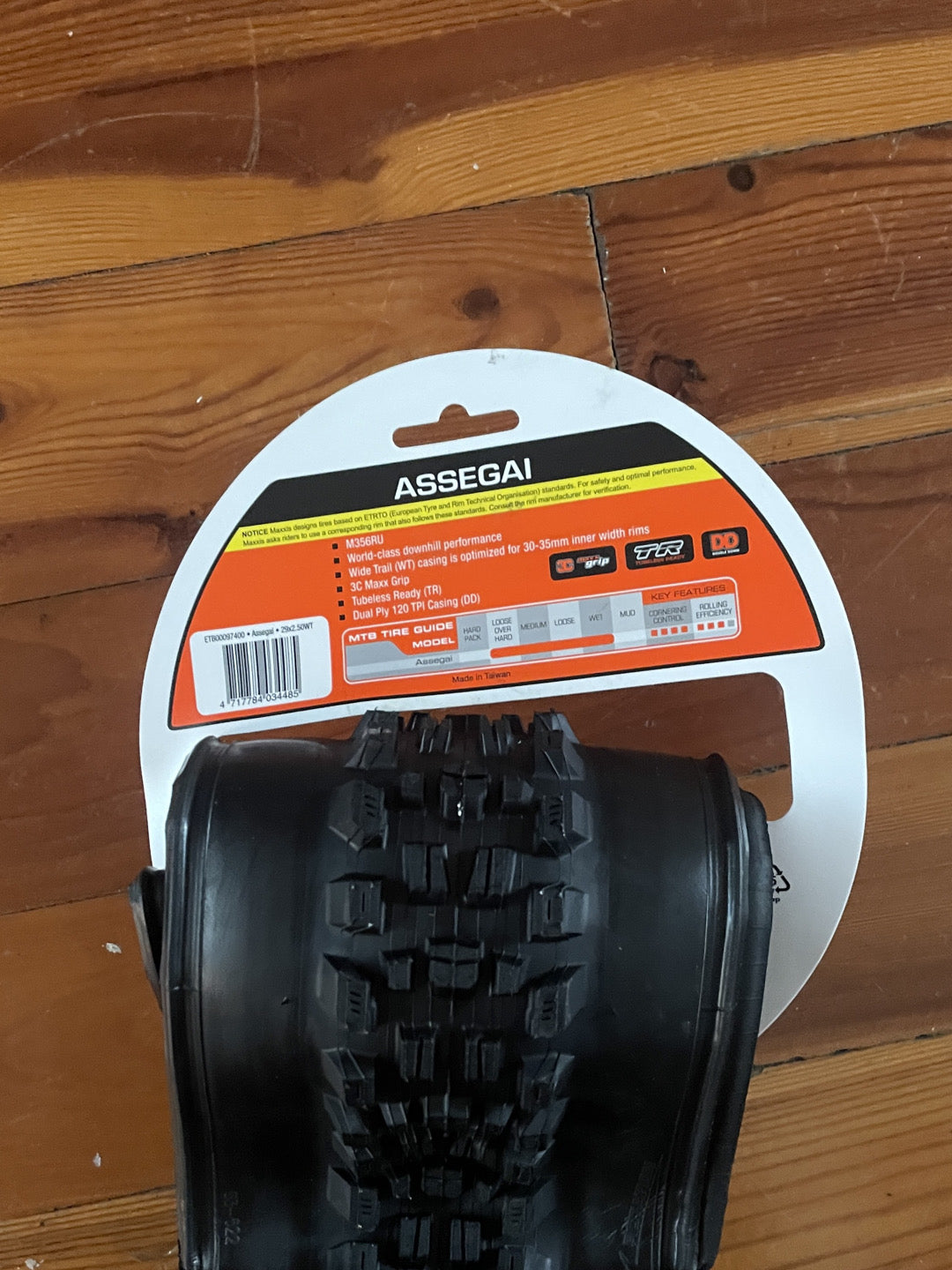 Maxxis Assegai 29 x 2.50WT MTB Tyre – 3C MaxxGrip
