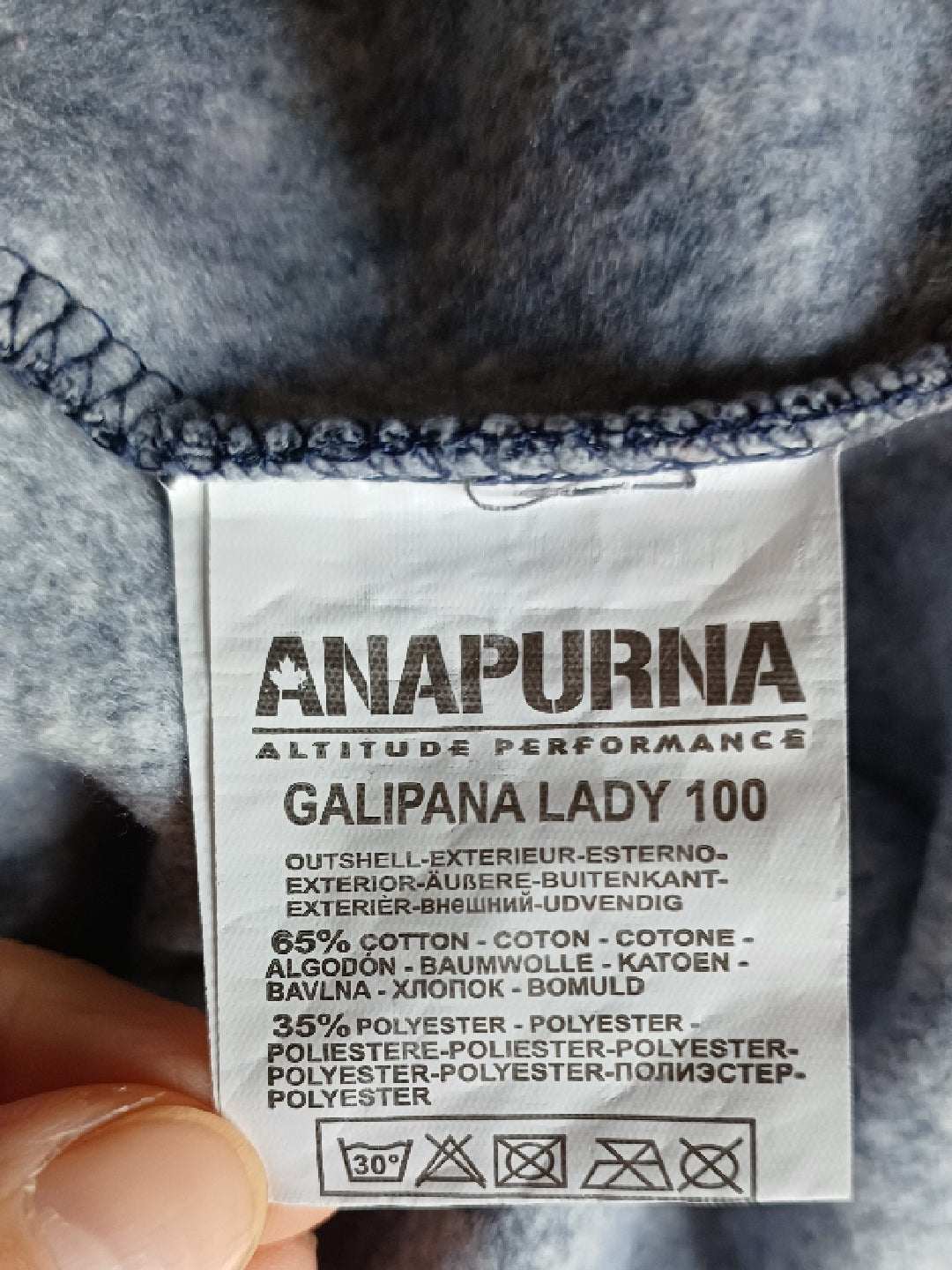 Felpa Tecnica Anapurna Donna M usata