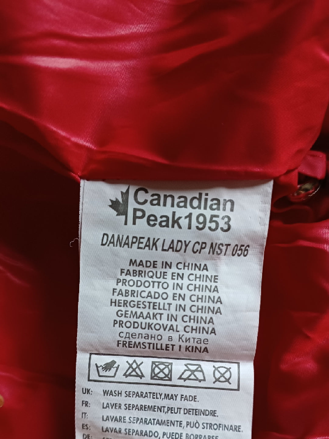 Giacca Piumino Canadian Peak - Donna M usata