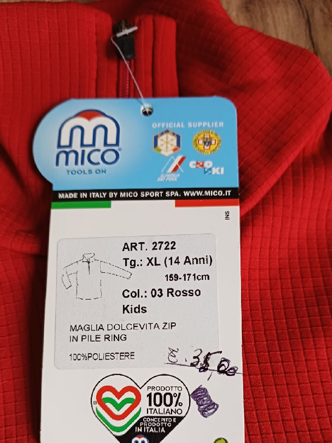 Maglia Termica Mico - Ragazza XL/Donna S nuova