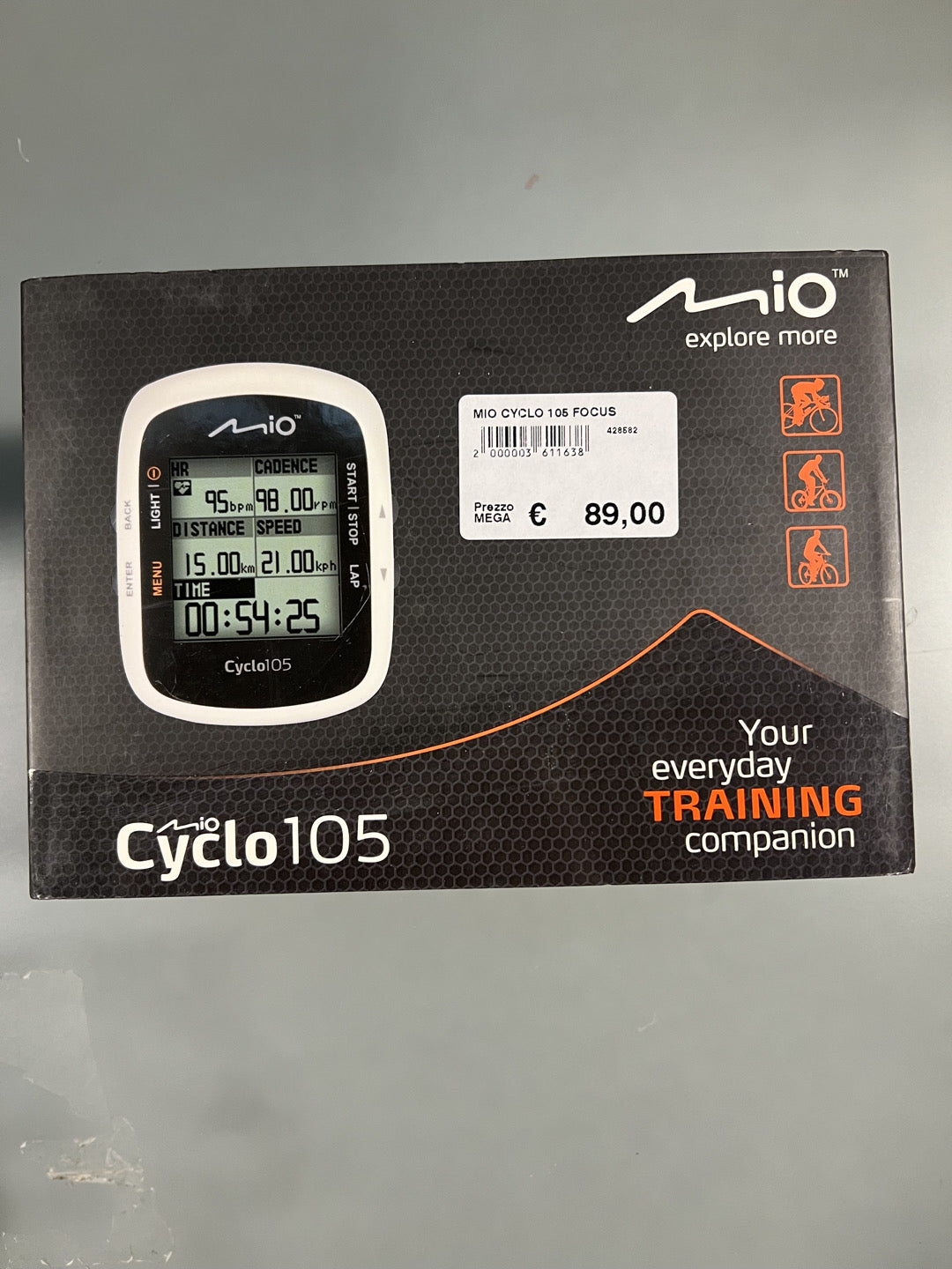 Ciclocomputer ciclismo GPS MIO Cyclo 105 Focus nuovo