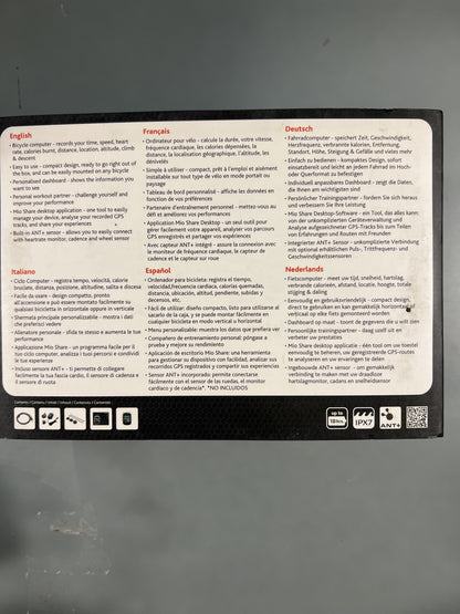 Ciclocomputer ciclismo GPS MIO Cyclo 105 Focus nuovo