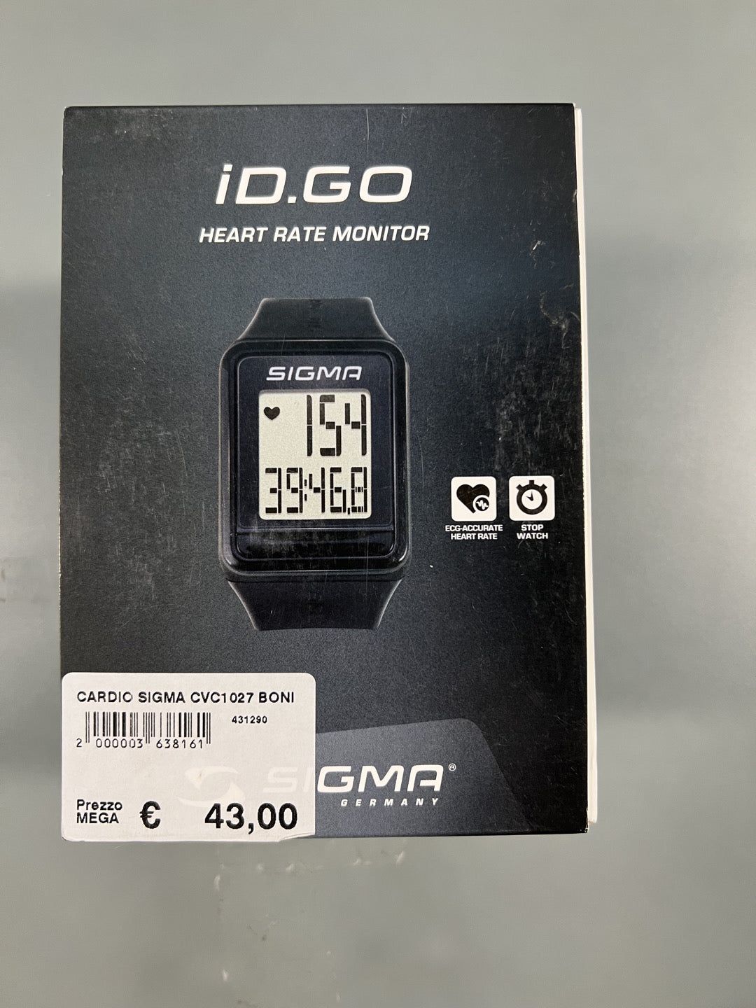 Smartwatch Sigma iD.GO + fascia toracica nuovo