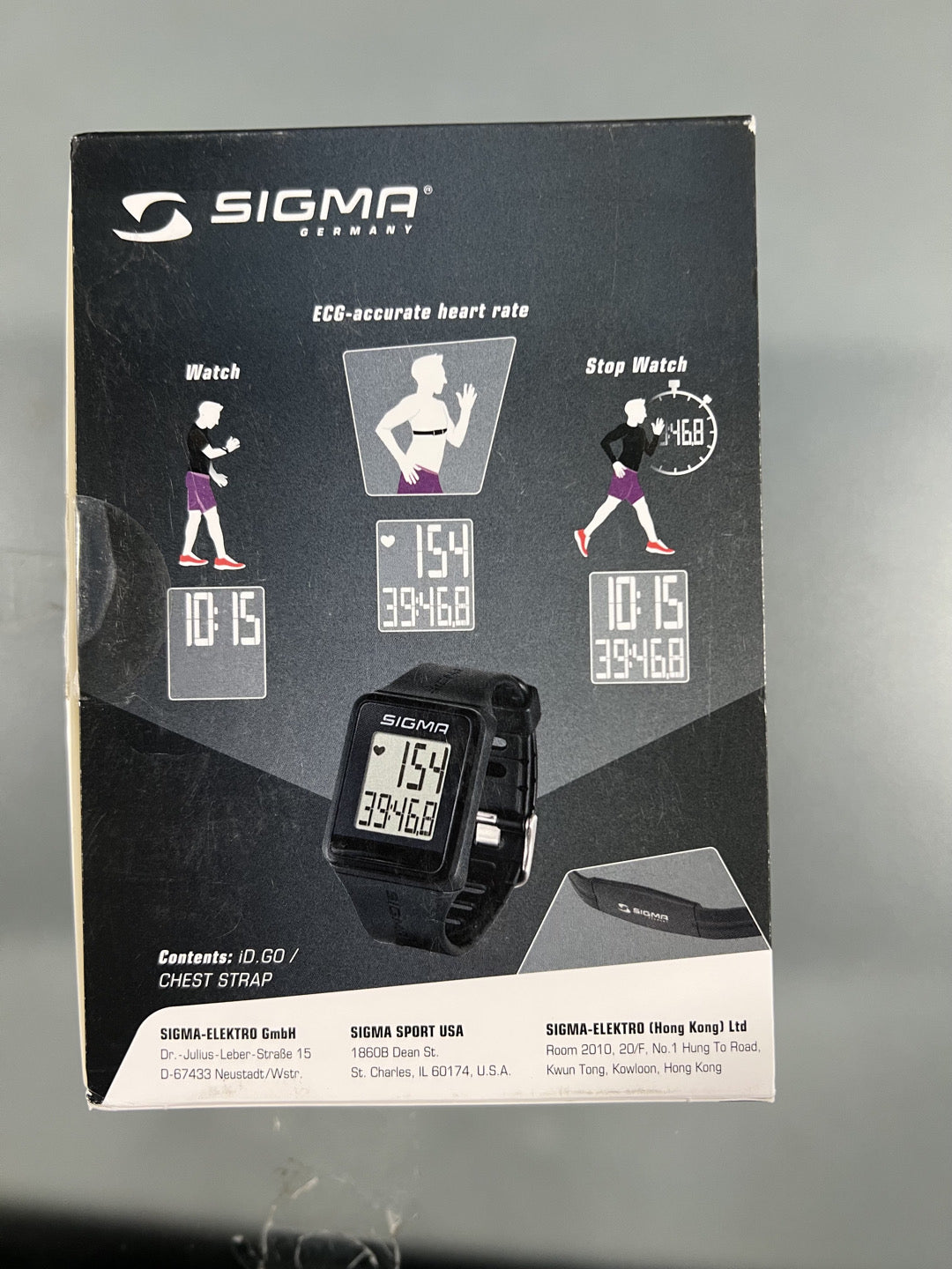 Smartwatch Sigma iD.GO + fascia toracica nuovo