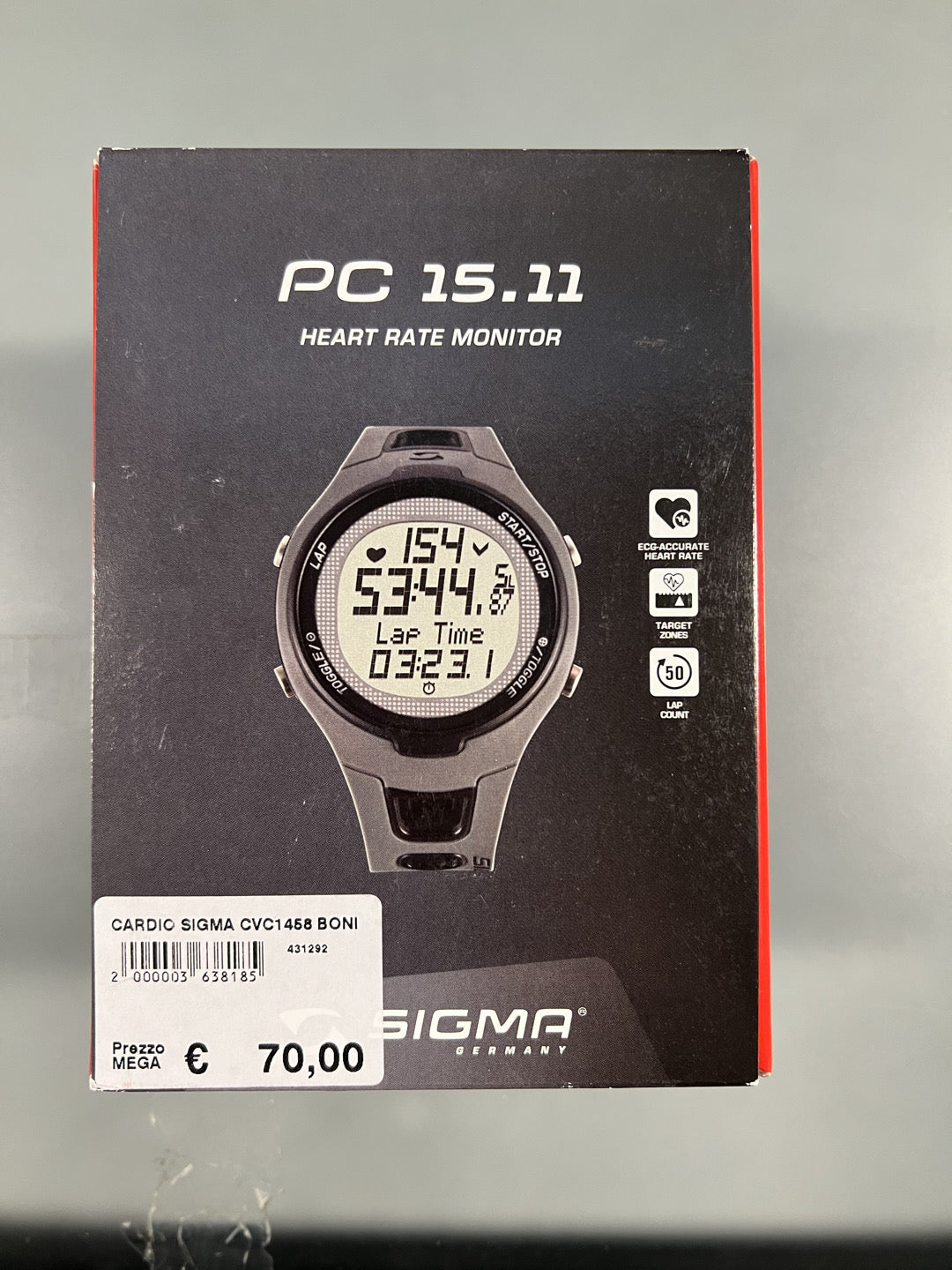 Smartwatch ciclismo SIGMA PC + fascia cardio nuovo
