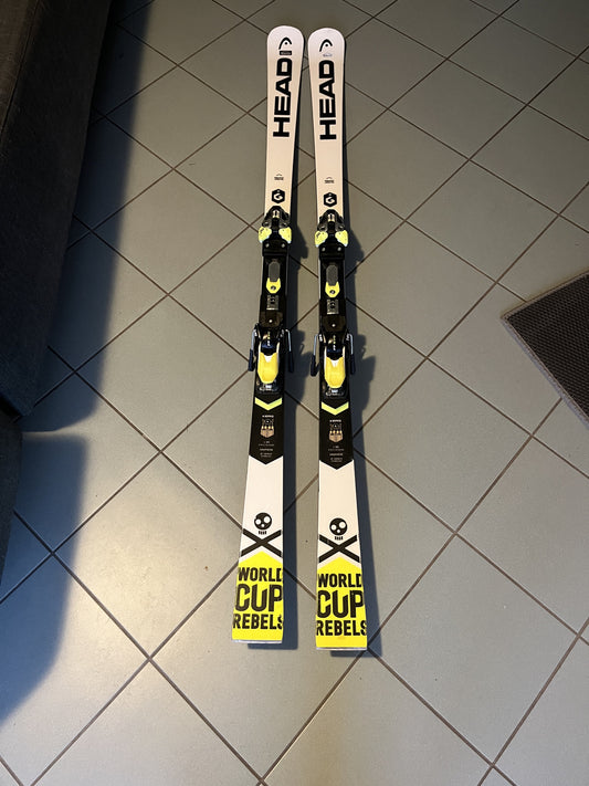 Sci Head world cup rebel I.speed pro 185cm r18.9 usati