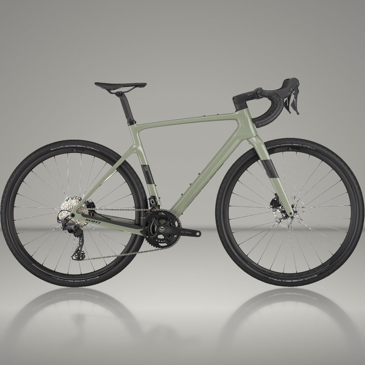 Scott Addict Gravel 50 2025 usata — vista laterale